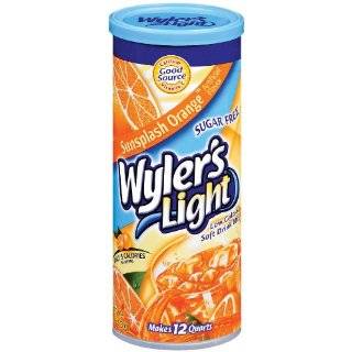 Wylers Light Sugar Free Drink Mix, Sunsplash Orange, 3.0 Ounce (Pack 