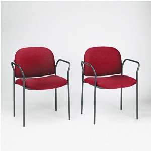  HON : Multipurpose Stacking Arm Chairs, Olefin Fabric 