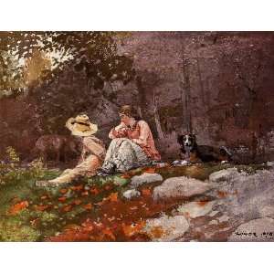 Hand Made Oil Reproduction   Winslow Homer   32 x 24 inches   Flock of 