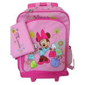    Disney Minnie Mouse Rolling Backpack Schoo Bag: Toys & Games