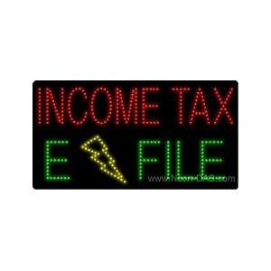  Income Tax E File Outdoor LED Sign 20 x 37