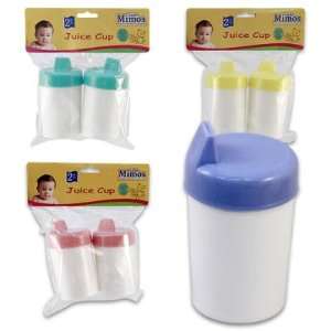 2pc 4.25H Plastic Juice Cup with Sipper Lid  Grocery 