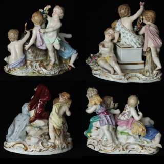 Meissen Porcelain Figurines Four Seasons  