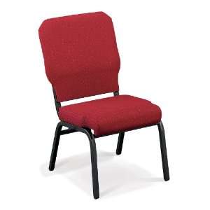    KFI Vinyl Armless Stack Chair with Bolster Seat: Office Products