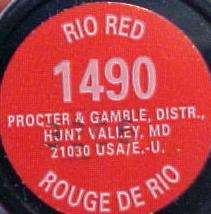 Max Factor 1490 RIO RED Long Lasting Lipstick *NeW*  