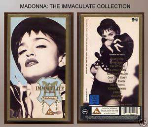 MADONNA / THE IMMACULATE COLLECTION / UK PAL VHS  