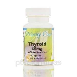  thyroid 65 90 capsules by priority one Health & Personal 