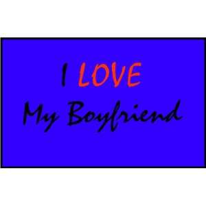  I Love Mousepad I Love My Boyfriend 