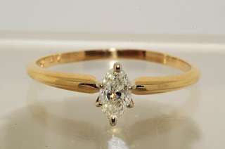   33CT SOLITAIRE MARQUISE CUT DIAMOND ENGAGEMENT RING VS SIZE 7  