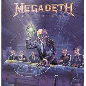  Megadeth Rust In Peace CD Original Promo Poster 1990