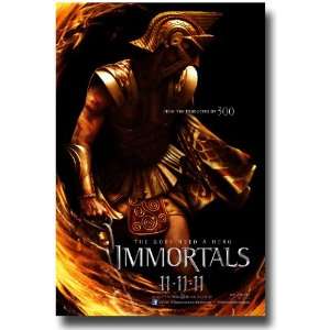 Immortals Flyer   2011 Movie Promo 11 X 17   Luke Evans 