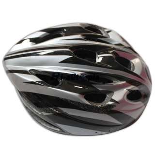 2012 New Cool Bike Helmet Black with Silver PVC EPS Bicycle Cycling 