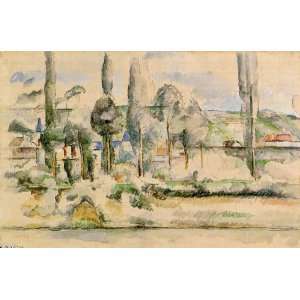   Paul Cezanne   24 x 16 inches   The Chateau de Medan