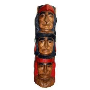 Indian Wooden Totem . 40