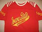 vintage 80s iowa state university cyclones jersey t shirt large