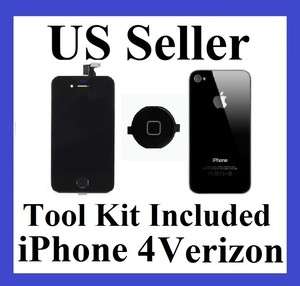 iPhone 4 Replacement lcd digitizer assembly & Home button & Back Cover 