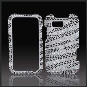   Zebra Cristalina crystal bling case cover for Motorola Defy MB525