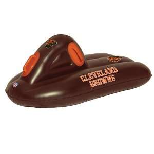 42 NFL Cleveland Browns Inflatable Outdoor Super Sled/ Water Raft 