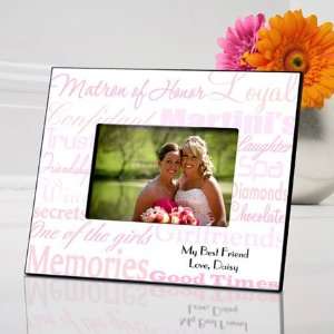  Matron of Honor Frame   Shades Pink