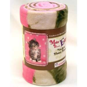  Fleece No Sew Throw Blanket   Pebbles The Cat: Arts 