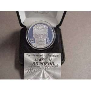 Martin Brodeur Limited Edition PURE .999 SILVER COIN   NHL Photomints 