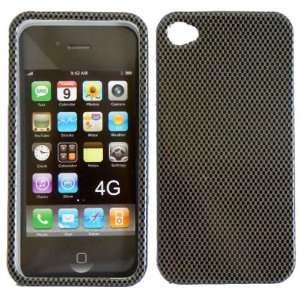  For Apple Iphone 4GS 4G CDMA GSM Design Cover   Carbon 