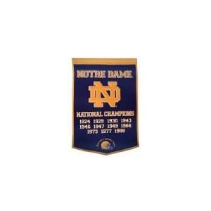  Notre Dame Fighting Irish NCAA Dynasty Banner ND Sports 