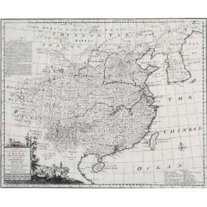  Antique Map of Asia China & Korea, 1775