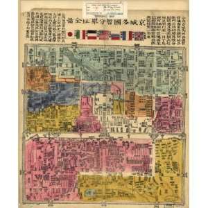  1900 map of Beijing (China)