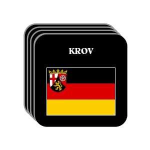 Rhineland Palatinate (Rheinland Pfalz)   KROV Set of 4 Mini Mousepad 