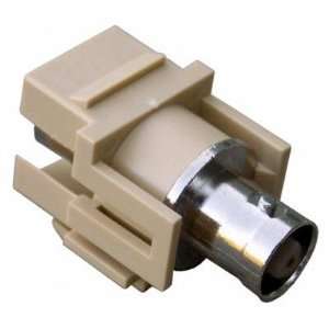  MorrisProducts 88212 BNC Wire Modular Insert in Ivory 