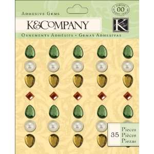  K&Company Adhesive Gems, Nature Arts, Crafts & Sewing