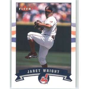 2002 Fleer Gold Backs #403 Jaret Wright   Cleveland Indians (Baseball 