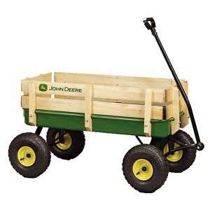 John Deere 36 Steel Wagon With Wooden Stake Sides  