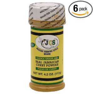 JCS Powder Curry Jamiacan Style, 4.2 Ounce (Pack of 6)  