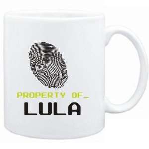  Mug White  Property of _ Lula   Fingerprint  Female 