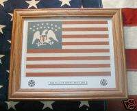 Framed 15 Star, American Flag of Lewis and Clark1804  