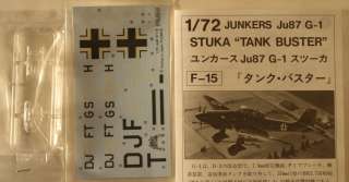 Germany Junkers Ju 87G 1 Stuka, 1/72 Airplane Model Kit  