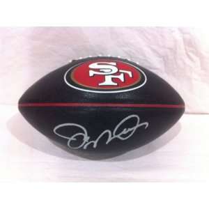 JOE Montana Hand Signed Autographed Fullsize SAN Francisco 49ers Black 