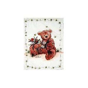  Bear and Bees by Donna Jensen Vertical/Banner Flag Patio 