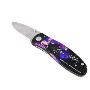  Knife Johnny Hallyday purple.
