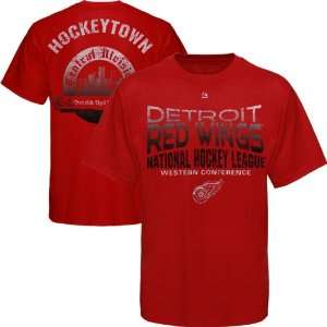 NHL Majestic Detroit Red Wings Four Game Sweep Local Flavor T Shirt 