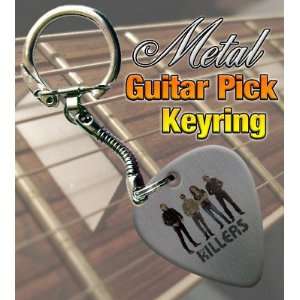  The Killers Metal Guitar Pick Keyring Musical Instruments