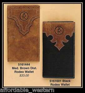 Tony Lama 3R Brand Leather Rodeo/Roper WALLET Checkbook 701340339835 