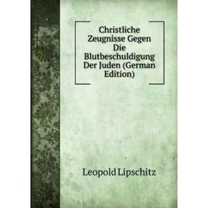   German Edition) Leopold Lipschitz 9785876884541  Books