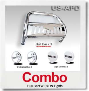 Combo03 11 Ford Expedition Bull Bar S/S+Westin Light  