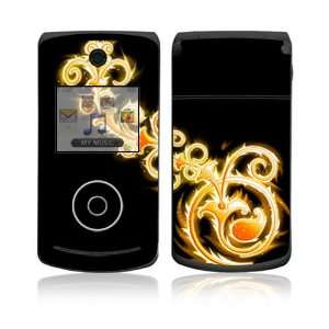  LG Chocolate 3 (VX8560) Skin Decal Sticker   Abstract Gold 