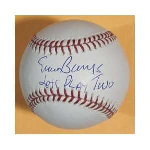  NEW Ernie Banks Lets Play Two SIGNED Basball TRISTAR 