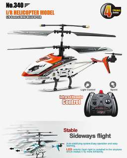 JXD 340 Drift King 4CH Infrared RC Helicopter Gyro  