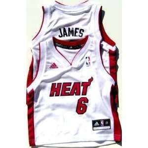   Infant LeBron James Miami Heat Home White Jersey